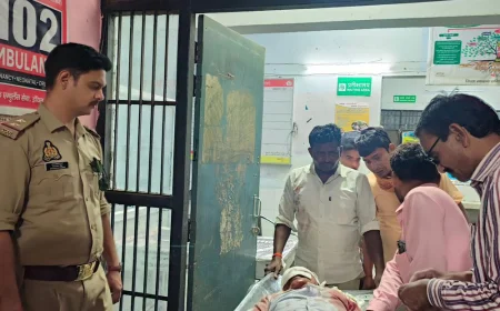 घाटमपुर में तीन बाइक सवारों को वाहन ने मारी टक्कर:दो भाई गंभीर, कानपुर जिला अस्पताल रेफर; एक को प्राथमिक उपचार के बाद भेजा घर