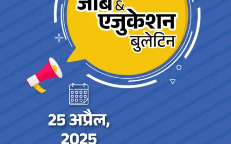 यूपी बोर्ड का रिजल्ट जारी,  यश और महक बने टॉपर:बिहार में 201 फील्ड असिस्टेंट और बेंगलुरु मेट्रो में 150 मेंटेनर पदों पर भर्तियां