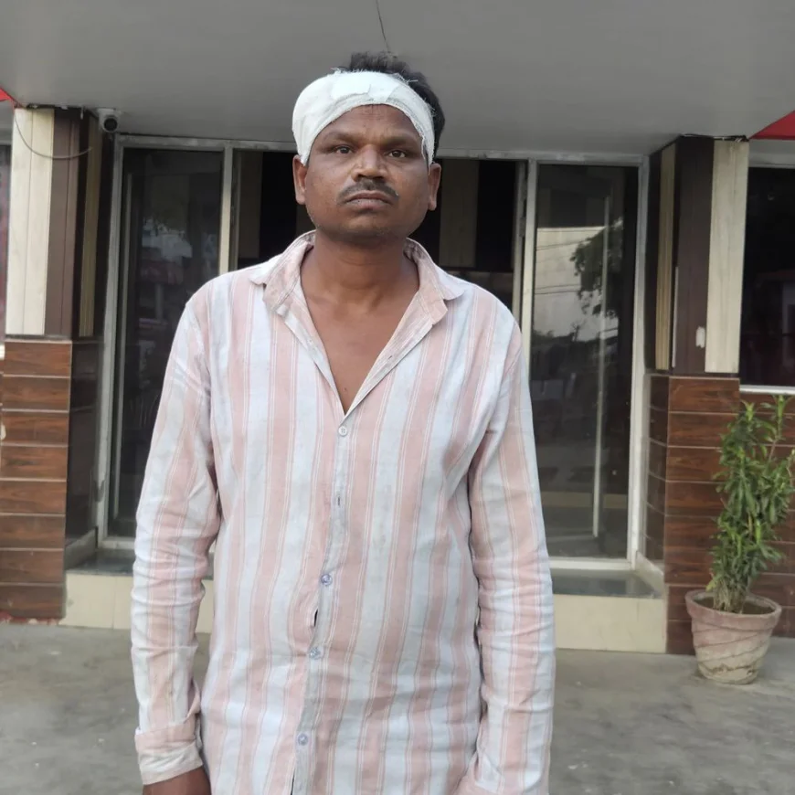 लखनऊ में 2 भाइयों ने किया हमला:कुल्हाड़ी और फरसे से युवक पर हमला, पुलिस में शिकायत दर्ज